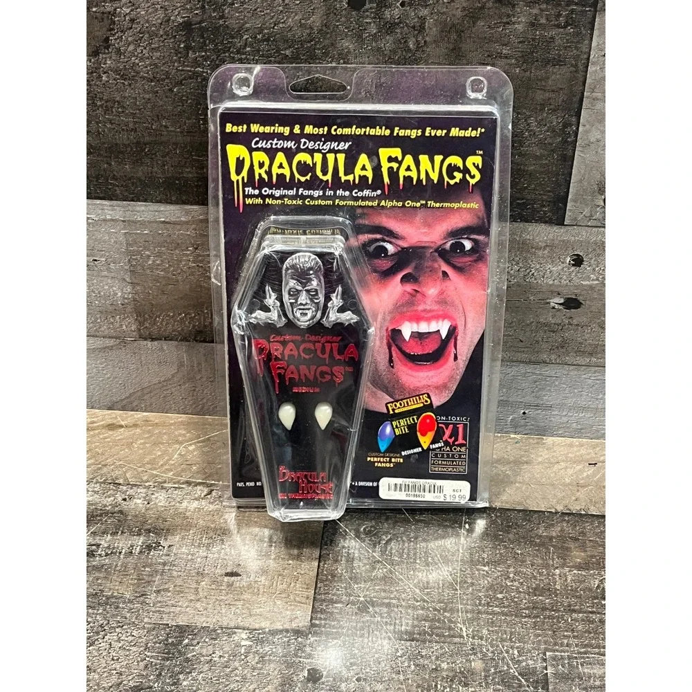 Foothills Creations Custom Designer Dracula Fangs Medium Vampire Teeth New